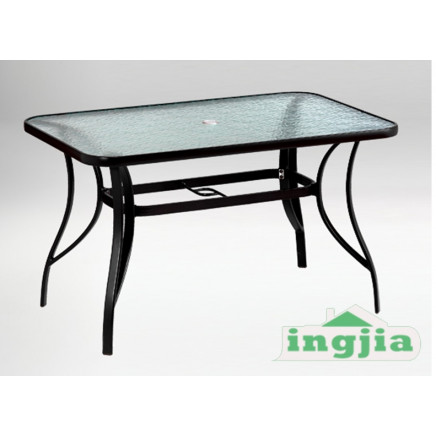 Outdoor Dining Hotel Restaurant Patio Leisure Glass Table (JT-301)