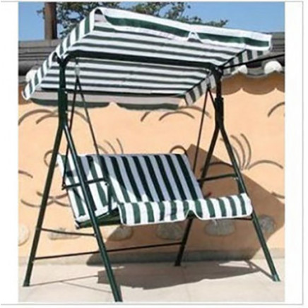 Outdoor Foldable Garden Swing with Fabric Sunshade