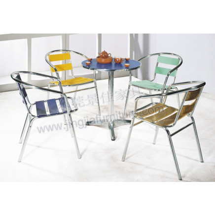 Outdoor Garden Aluminium Dining Hotel Patio Furniture (JJ-A10)
