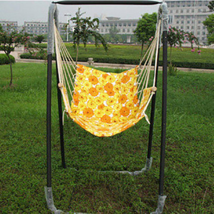 Outdoor Garden Foldable Beach Swing with Polyester Fabric