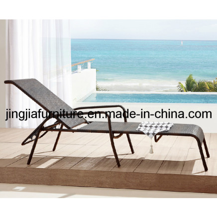 Outdoor Garden Patio Rattan Chaise Sun Beach Lounge Chair (JJ-S752)