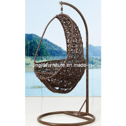 Outdoor Garden Patio Rattan Leisure Hanging Swing Set (JJ-S822)