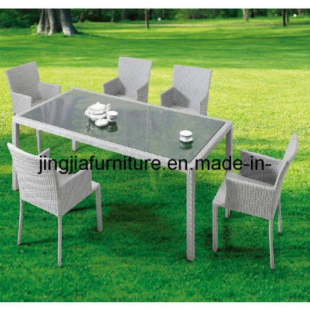 Outdoor Garden Rattan Coffee Aluminum Wicker Dining Chair (JJ-S672)