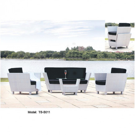 Outdoor Garden Rattan Leisure Patio Modern Dining Sofa