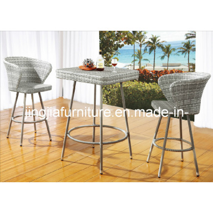 Outdoor Garden Wicker Rattan Patio Dining Bistro Bar Furniture (JJ-S739)
