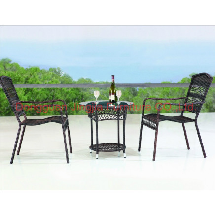 Outdoor Iron Rattan Garden Patio Table and Chair (JJ-S441&561)