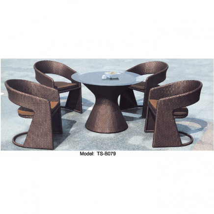 Outdoor Leisure Rattan Garden Modern Paito Dining Furniture
