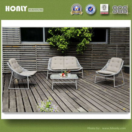 Outdoor Modern Furniture Set Aluminum Wicker Furniture Set