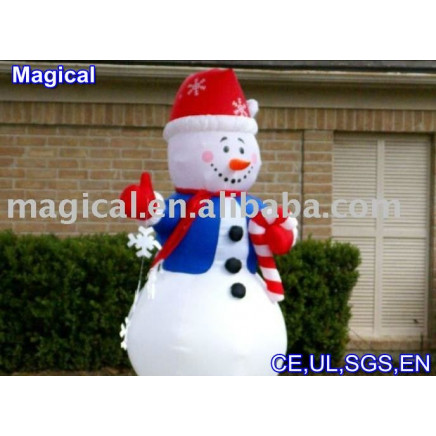 Outdoor Ornament Inflatable Snowman with Sleigh (MIC-483)