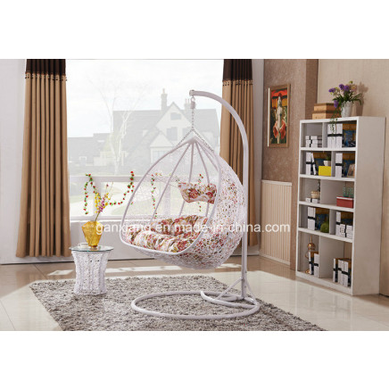 Outdoor PE Rattan Furniture Swing Nest Chair for Garden