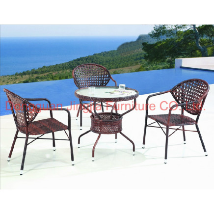 Outdoor Rattan Leisure Garden Dining Set (JJ-S326&569)
