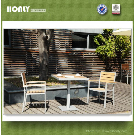 Outdoor Restaurant Dining Room Modern Coffee Dining Table Set