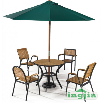 Outdoor Solid Wood Garden Public Dining Patio Furniture (JT-501)
