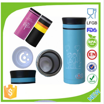 Outer 201stainless Steel Inner 304 S/S Sport Thermos Flask Dn-254b