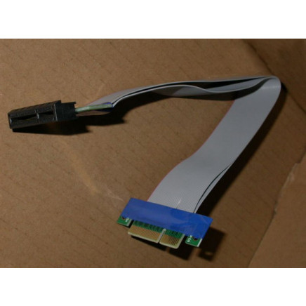 PCIe 4X Riser Card Flexible Extension Ribbon Cable