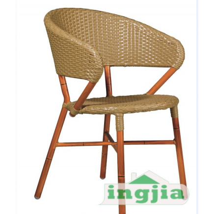 PE Aluminum Leisure Outdoor Rattan Dining Garden Set (JC-27)