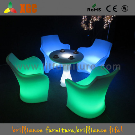 PE Remote Control Modern Design Bar Chairs