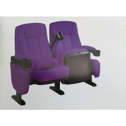 PP Outerback Auditorium Chair Theatre Chairs Cinema Chair VIP Chair with Cup Holder (xc-1004)