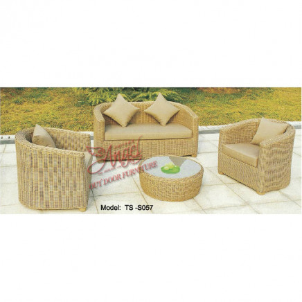Patio Rattan Outdoor Leisure Modern Sofa for Garden