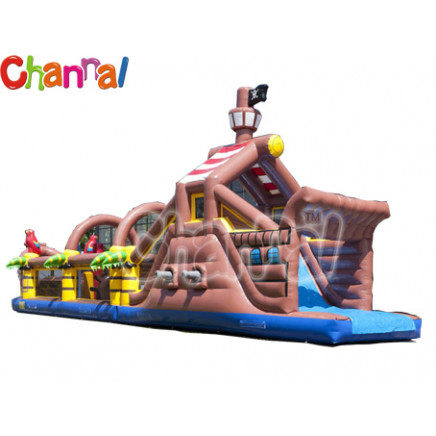 Pirate Inflatable Obstacle Course/Kids Inflatable Obstacle B008