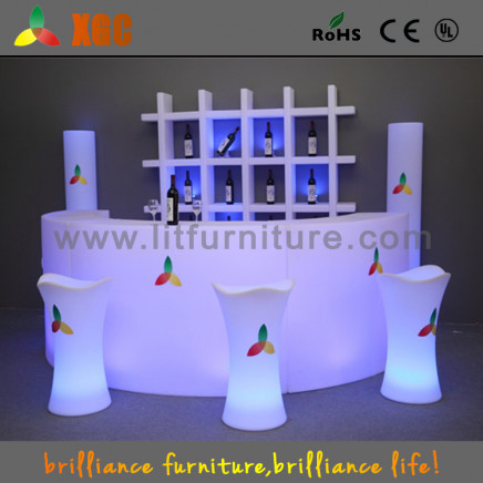 Plastic Bar Counter / LED Light Counter / LED Counter Furniture