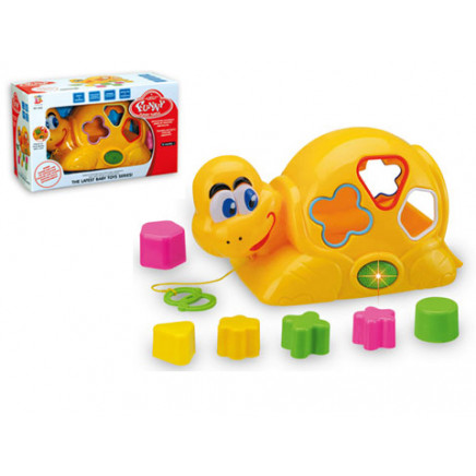 Plastic Toys , Baby DIY Toys ,Kid Play Toys - Pull Line Snail with Blocks (H6320030)