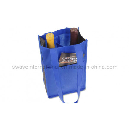 Polypropylene Wine Gift Bag, Two Bottle Bag (21081)