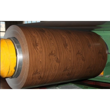 Popular Exporting Good Quality PPGI Coil -Wood-007 for Country House Roofing/Wall