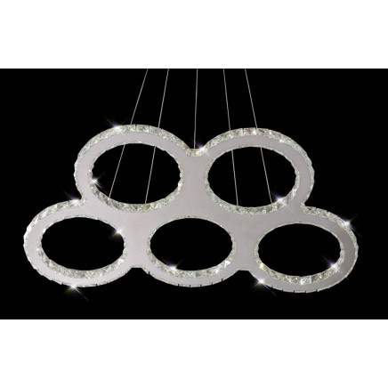 Popullar Style K9 Crystal LED Ceiling Lighting (EC904)