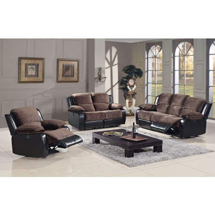 Promotion Sales Sude Fabric Recliner Sofa