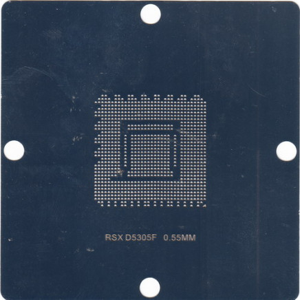 RSX D5305F BGA Stencil Template 90x90mm