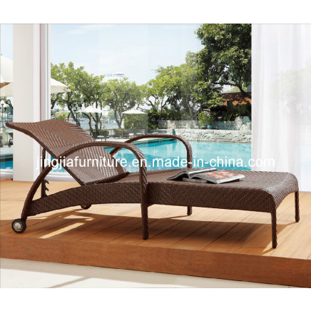 Rattan Beach Chair/Sun Bed/Lounger/Chaise Lounge (JJ-S751)