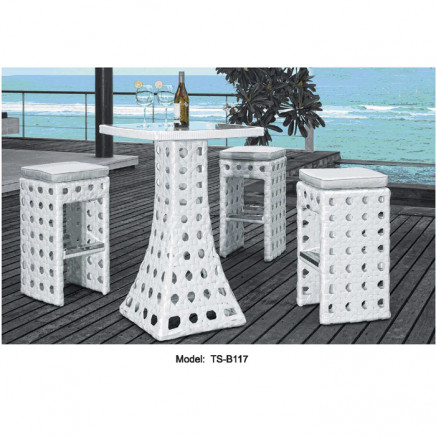 Rattan Dining Garden Modern Leisure Outdoor Patio Bar Furniture