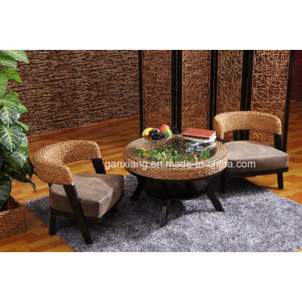 Rattan Furniture Home Coffee Table Set Chair