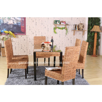 Rattan Home Furniture Dining Room Table Set