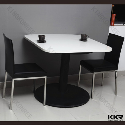 Restaurant Dining Table/Stone Dinner Table with Base