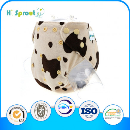 Reusable Print Pul Fabric Baby Nappies Cloth Diaper