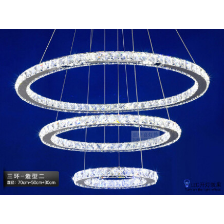 Round LED Crystal Light for Ceiling Decoration