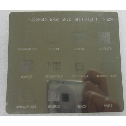2pcs Samsung 5860S 5860 5870 5910 8150D Stencil Template