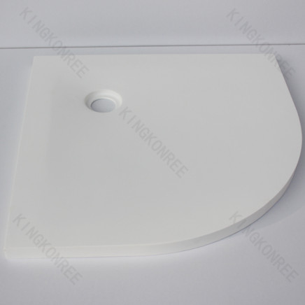 Sector Composite Resin Solid Surface Shower Tray for Sale