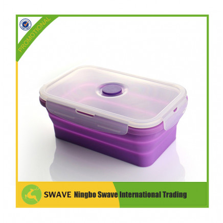 Silicone Kitchen Utensils Kitchen Ware Silicone Collapsible Lunch Box