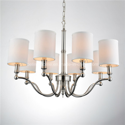 Simple Chandelier Hanging Lamps with Fabric Shade (SL2017-8)