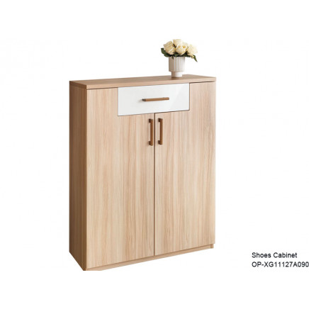 Simple Melamine Small Wood Shoe Cabinet (XG11127A090)