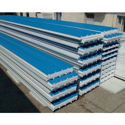 Sky Blue Steel Foam Core Sandwich Panel