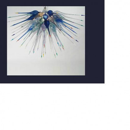 Small Blown Glass Pendant Lamp Sculpture for Home (YK-D494)