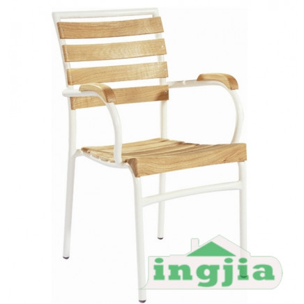 Solid Wood Aluminum/Aluminium Dining Leisure Outdoor Furniture (JC-55)