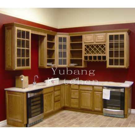Solid Wood Kitchen Cabinet #160