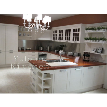 Solid Wood Kitchen Cabinet #174