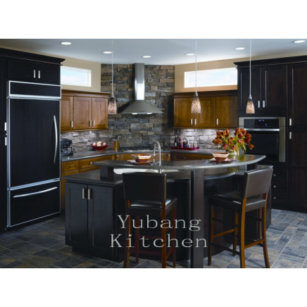 Solid Wood Kitchen Cabinet #180