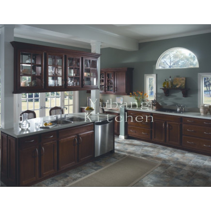 Solid Wood Kitchen Cabinet #184